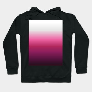 preppy Chic  magenta gradient Ombre white pink burgundy Hoodie